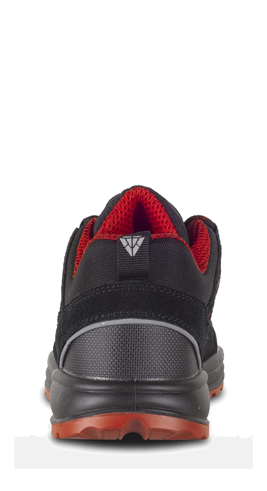 Workteam Zapatilla de Protección negro/rojo P3012 | UNIFORMES ALFAZETA