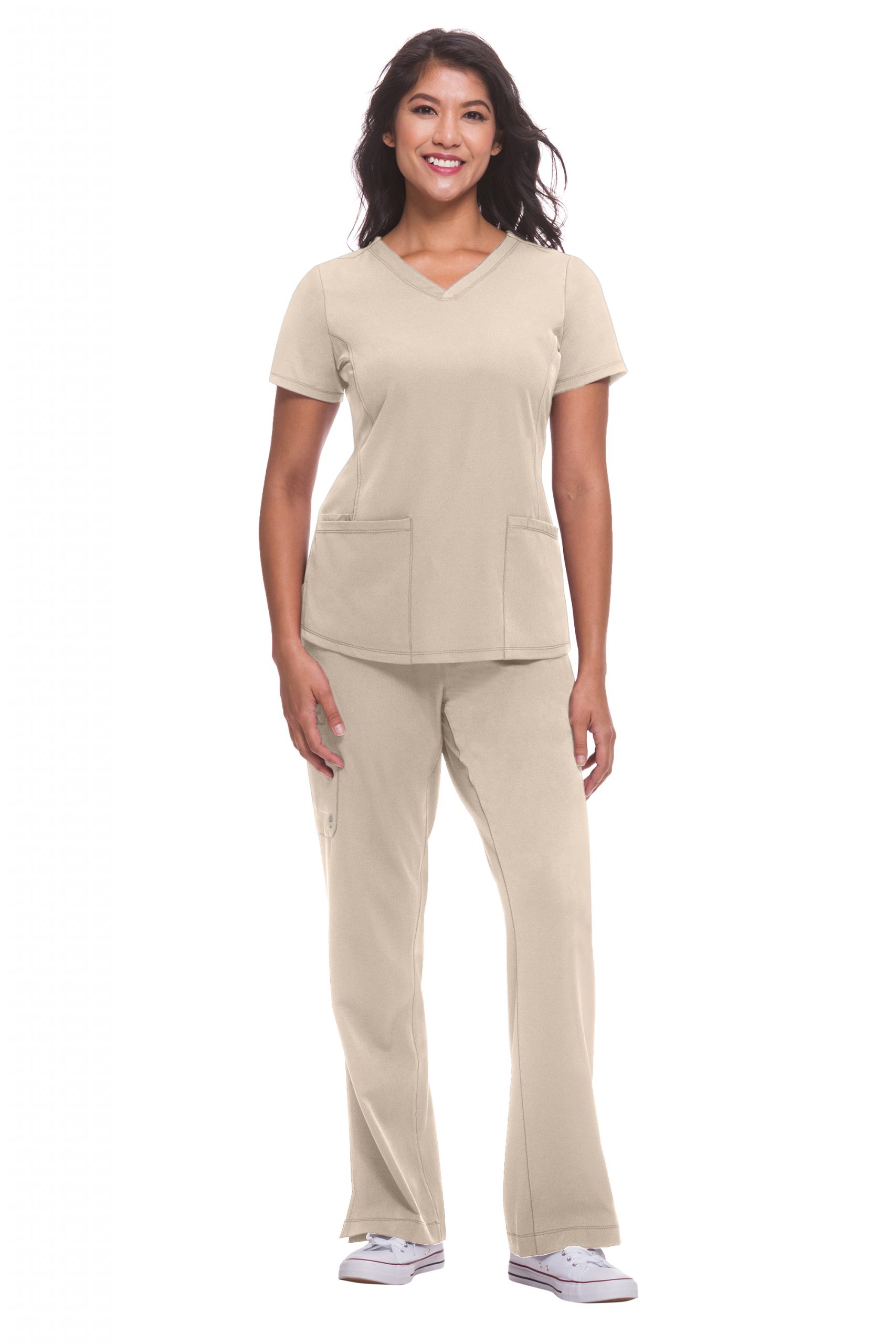 Healing Hands Scrub Monica Top Khaki 2500 UNIFORMES ALFAZETA