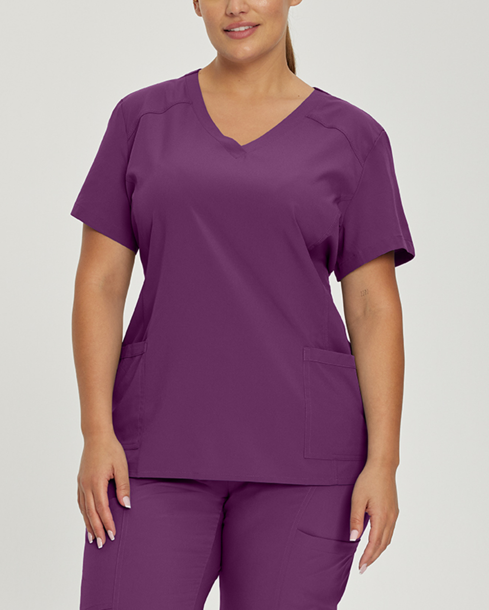 White Cross Scrub 785 Mystic Violet UNIFORMES ALFAZETA